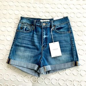 KanCan High Rise Denim Shorts